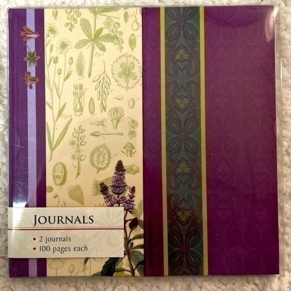 Mudlark “Red Clover” Journal Set of 2